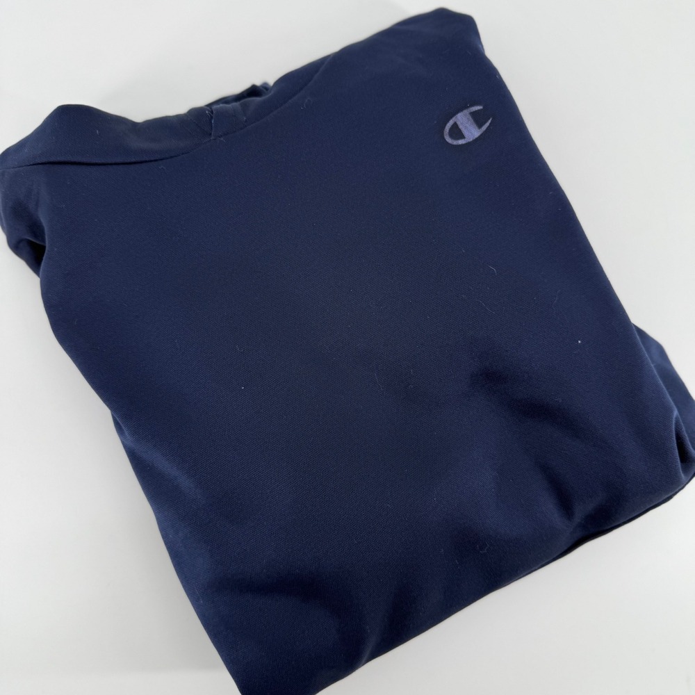 Champion Kids Navy Blue Hoodie With Geometric Print Lined Size‎ 14 16